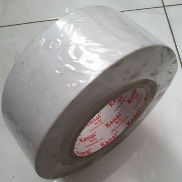 

Lakban perekat isolasi lem seal tape double tape kertas warna putih paanjang 3 meter DISKON4