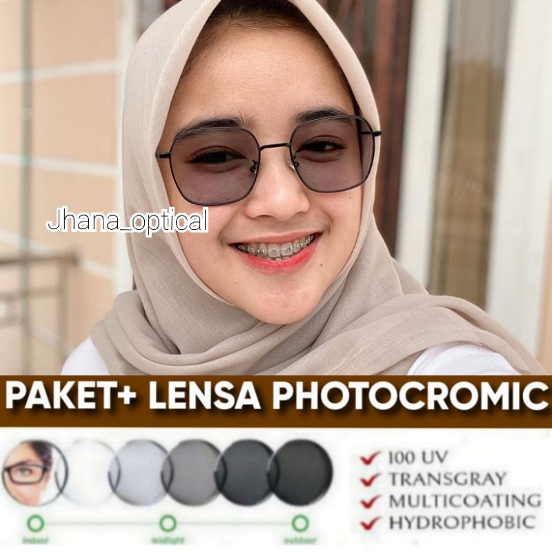 0KACAMATA WANITA GRATIS LENSA PHOTOCROMIC MINUS DAN CYLINDER cutriska1318