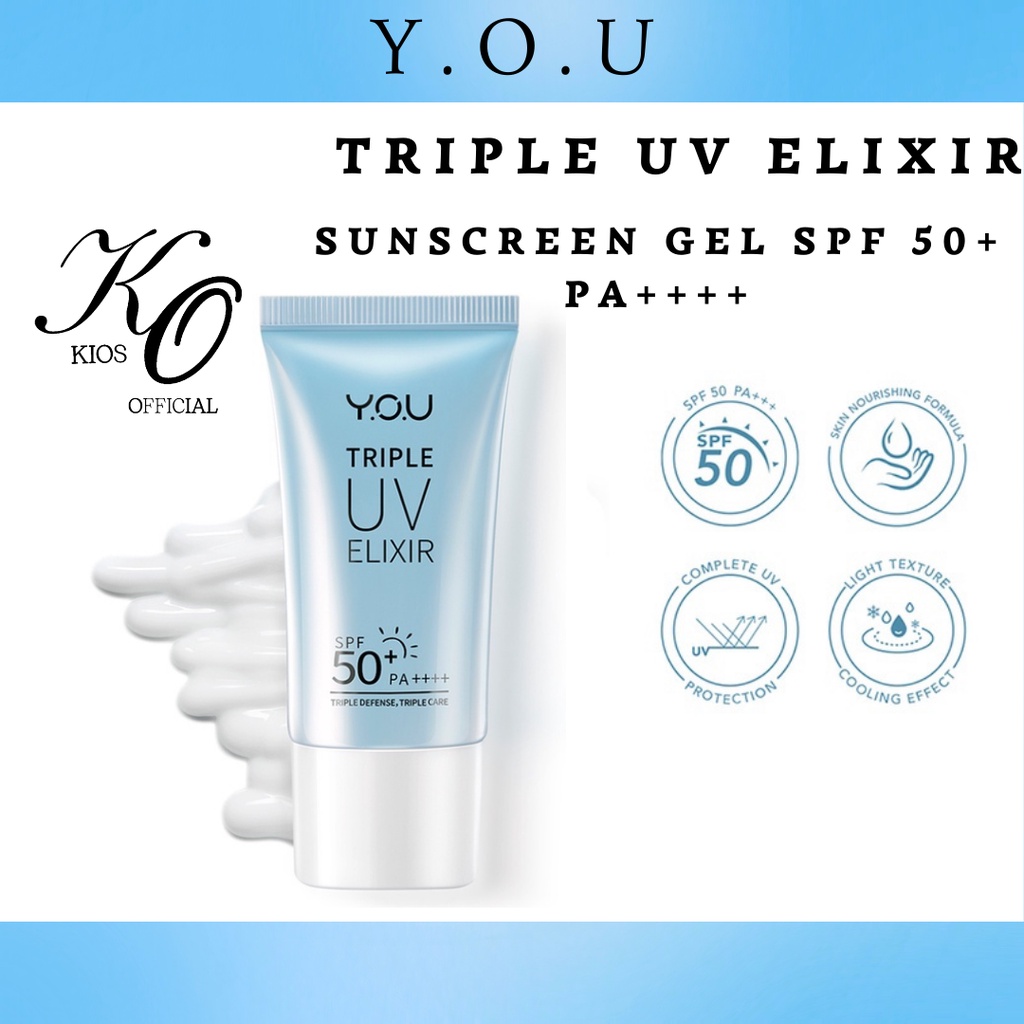 You Sunscreen Tone Up UV Elixir &amp; Triple UV Elixir SPF 50+ PA++++