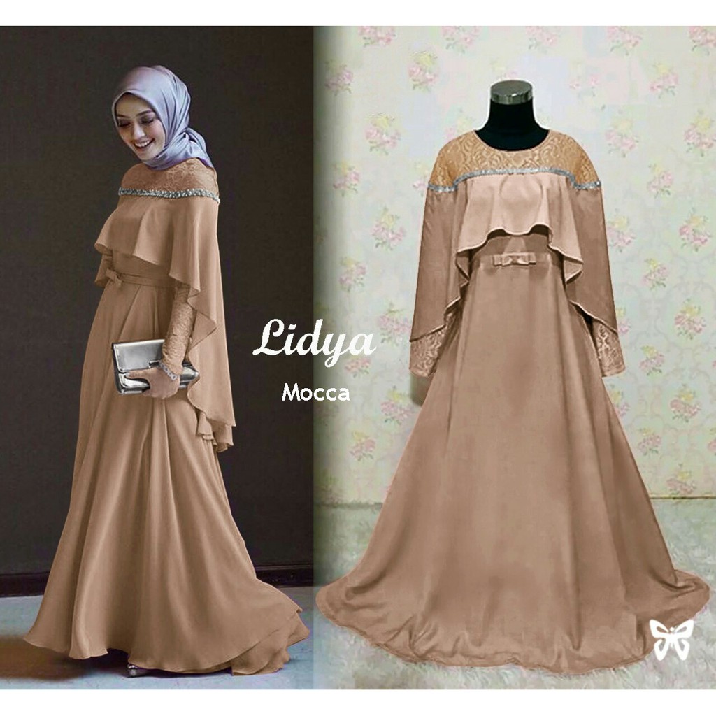 HOPYLOVY - Maxi Dress Pesta Lydia
