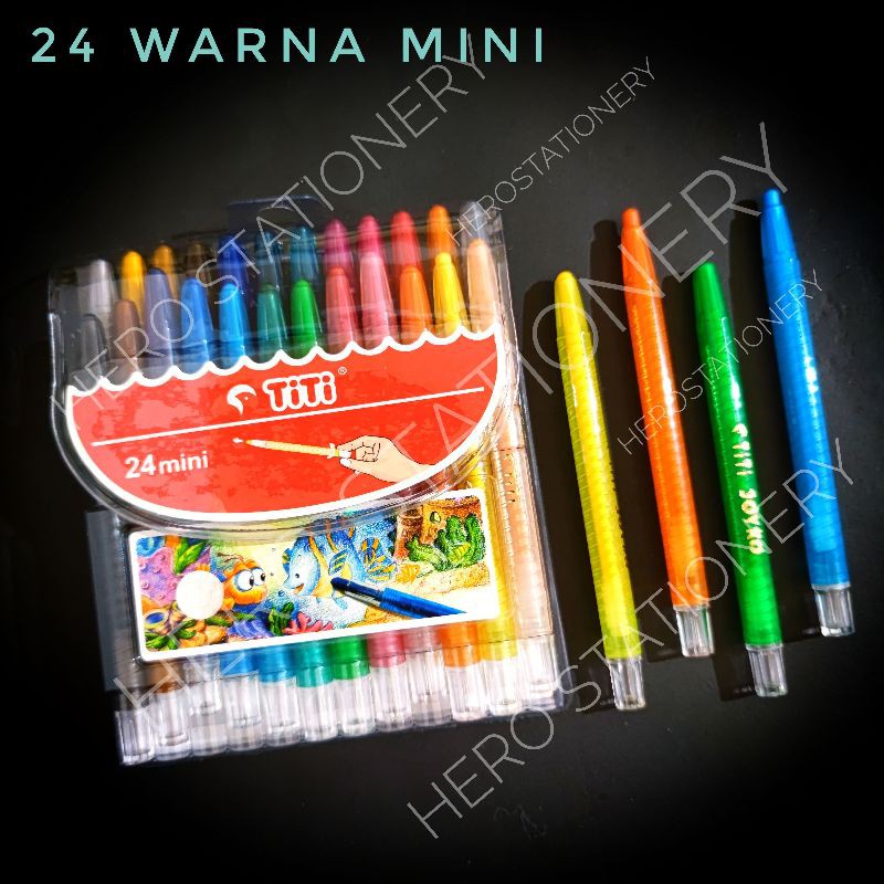 

Krayon putar joyko titi mini 24 warna TI-CP-24 TWCR-24 mini