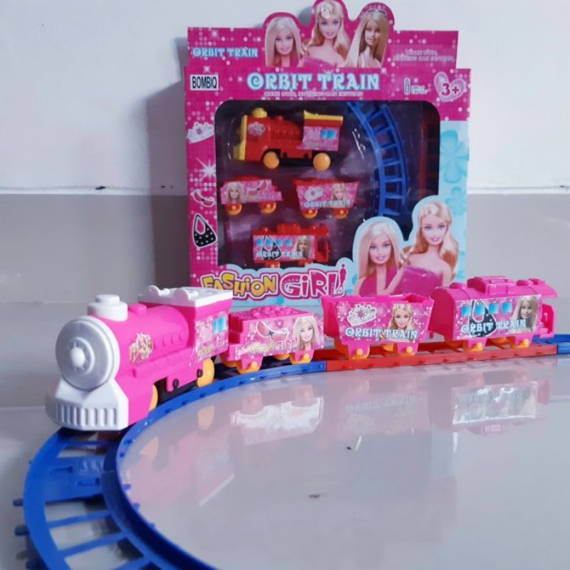 Mainan Kereta Api Hello Kitty Anak Edukatif - Rail Train Edukasi