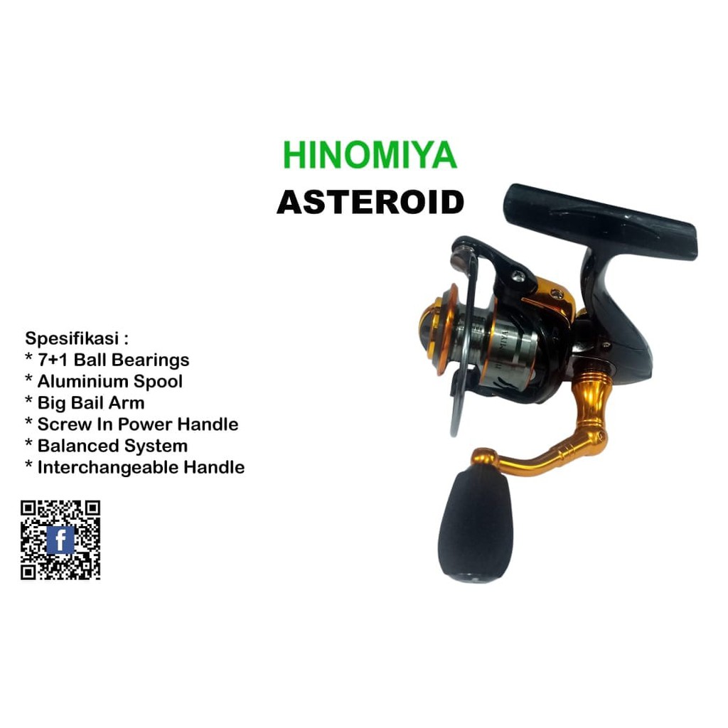 Reel HINOMIYA ASTEROID (POWER HANDLE)