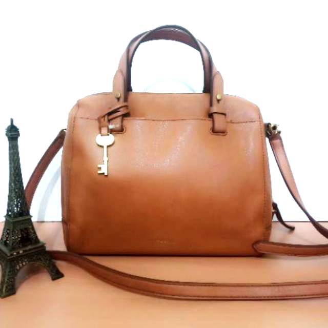Tas Fossil Rachel Satchel Tan