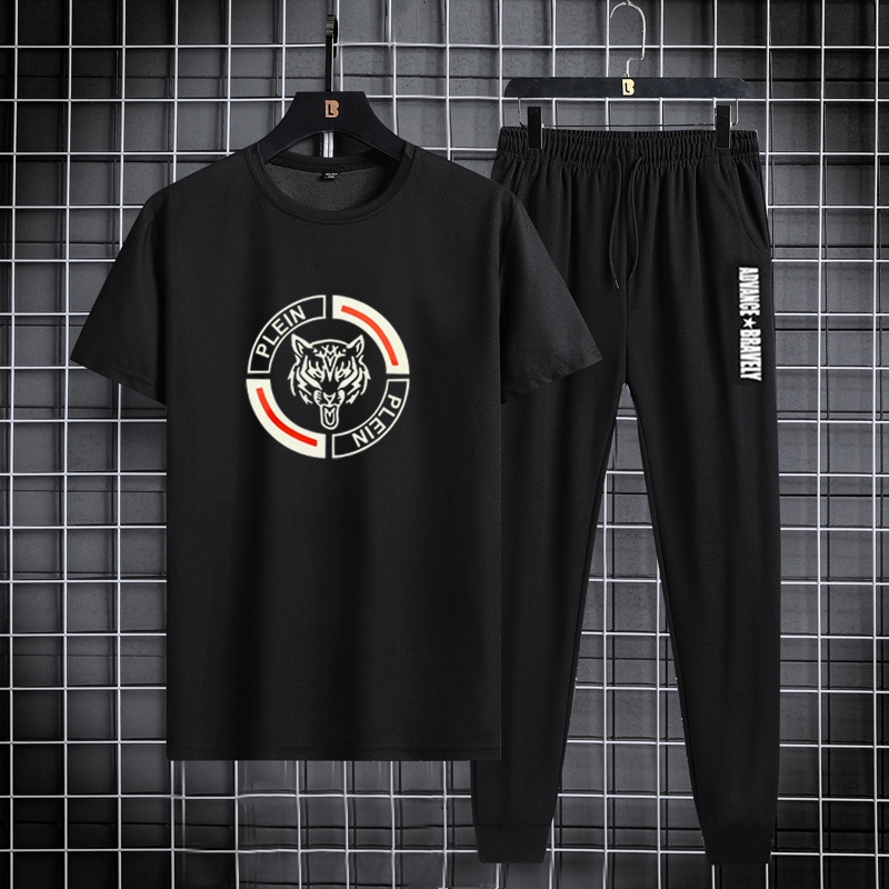 Celana Panjang Pria + Kaos Pendek