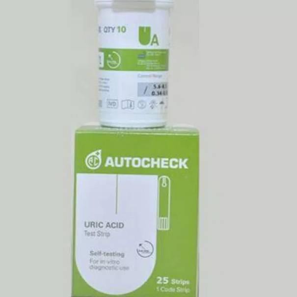 stik asam urat AUTOCHEK/ Autochek BLOOD GLUCOSE TEST STRIPS REFILL STIK ISI ULANG GDS GLUKOSA