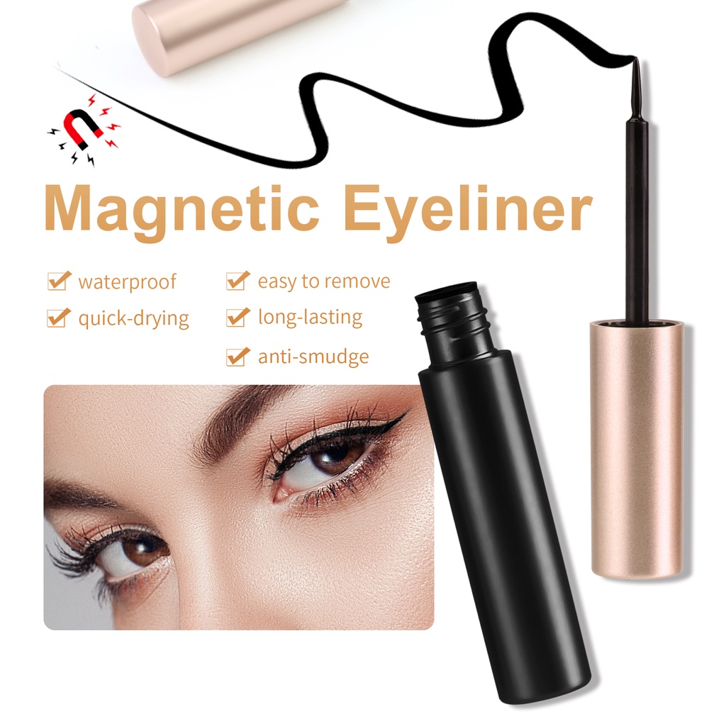 MAGEFY 3 Pasang/Set Bulu Mata Magnet 3D Bulu Mata dengan Alat 7137