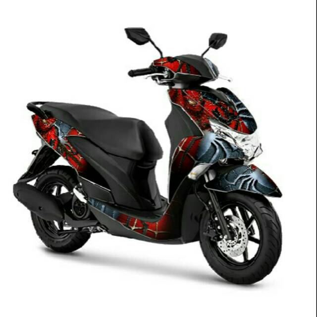 Decal freego yamaha freego variasi spiderman striping sticker freego