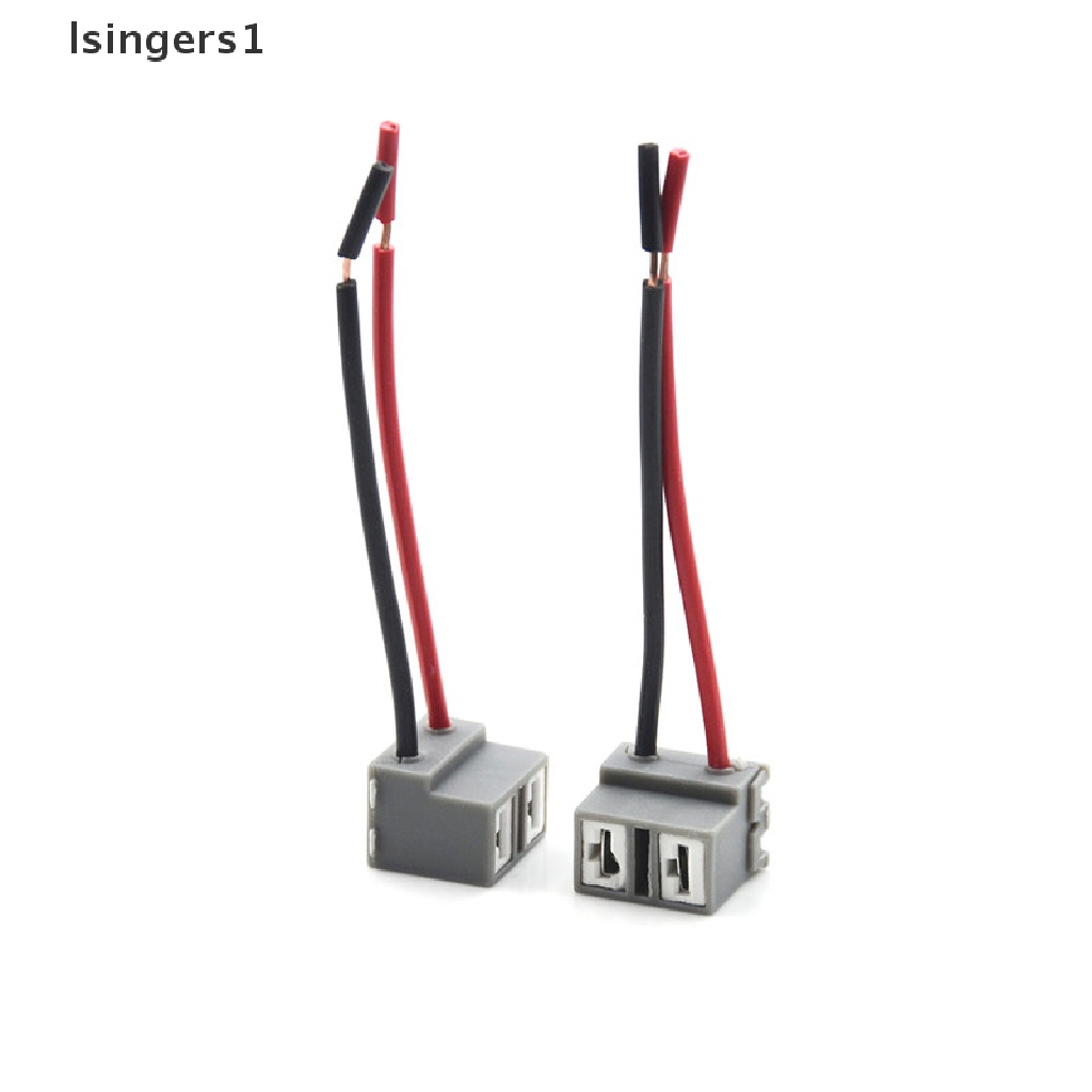 (lsingers1) 2pcs Socket Konektor Lampu Depan H7 2 Pin Untuk Reparasi