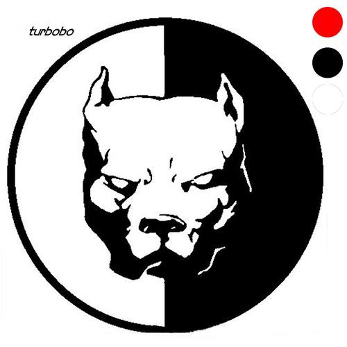 Tbb Id Stiker Reflektif Motif Anjing Pitbull Untuk Jendela