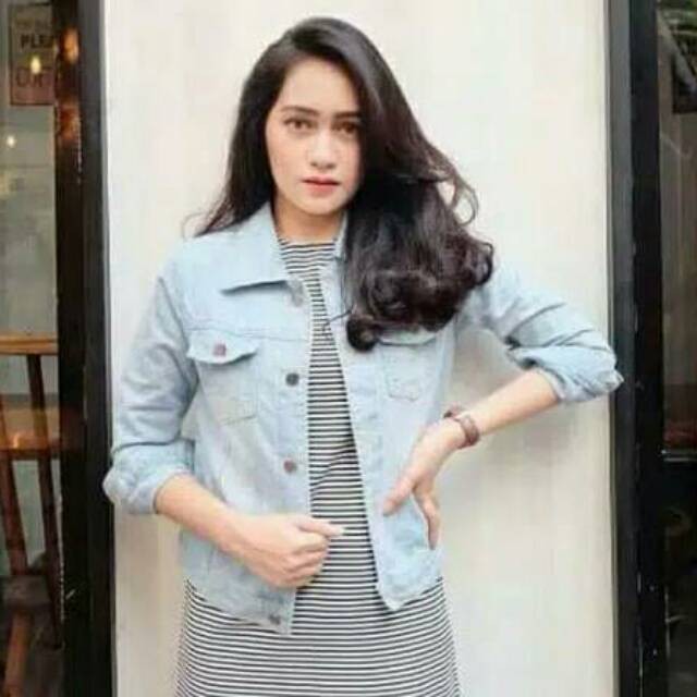 COD AFNIA JAKET | JACKET JEANS | JACKET JEANS WASH | JAKET WANITA