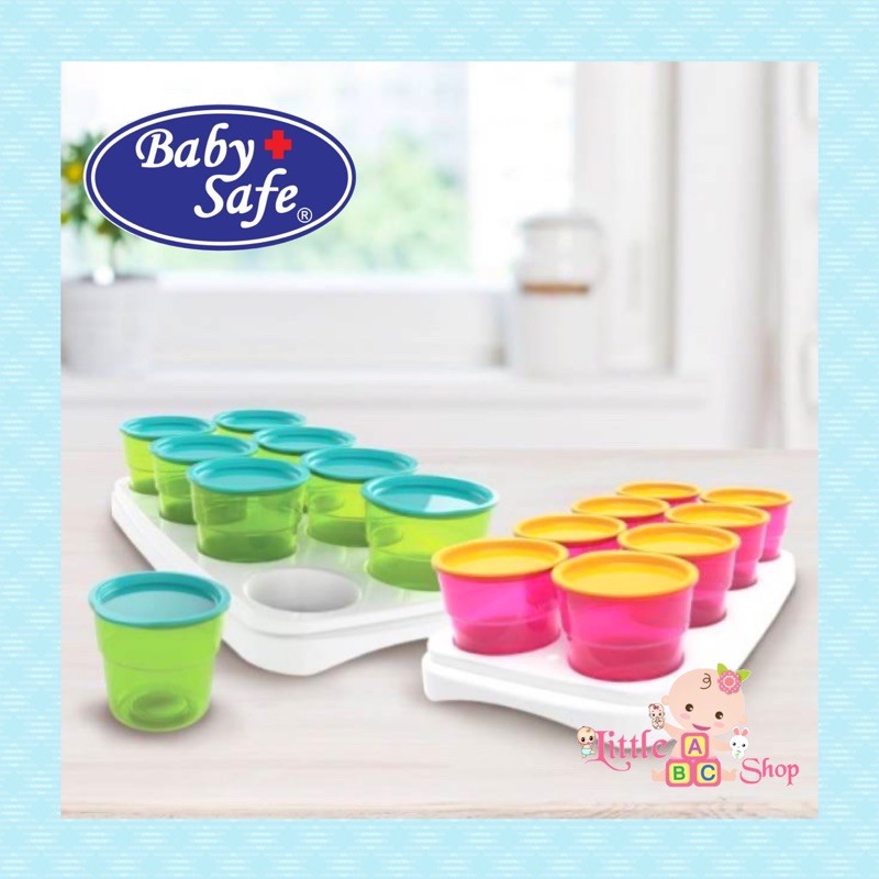 BabySafe Multi Use Container AP011 /Food Container / Food Cube tray / wadah mpasi