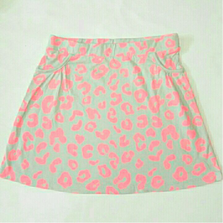 Rok anak cewek  sz 4-8 adem lucu bahan 100% katun kaos skirt a line