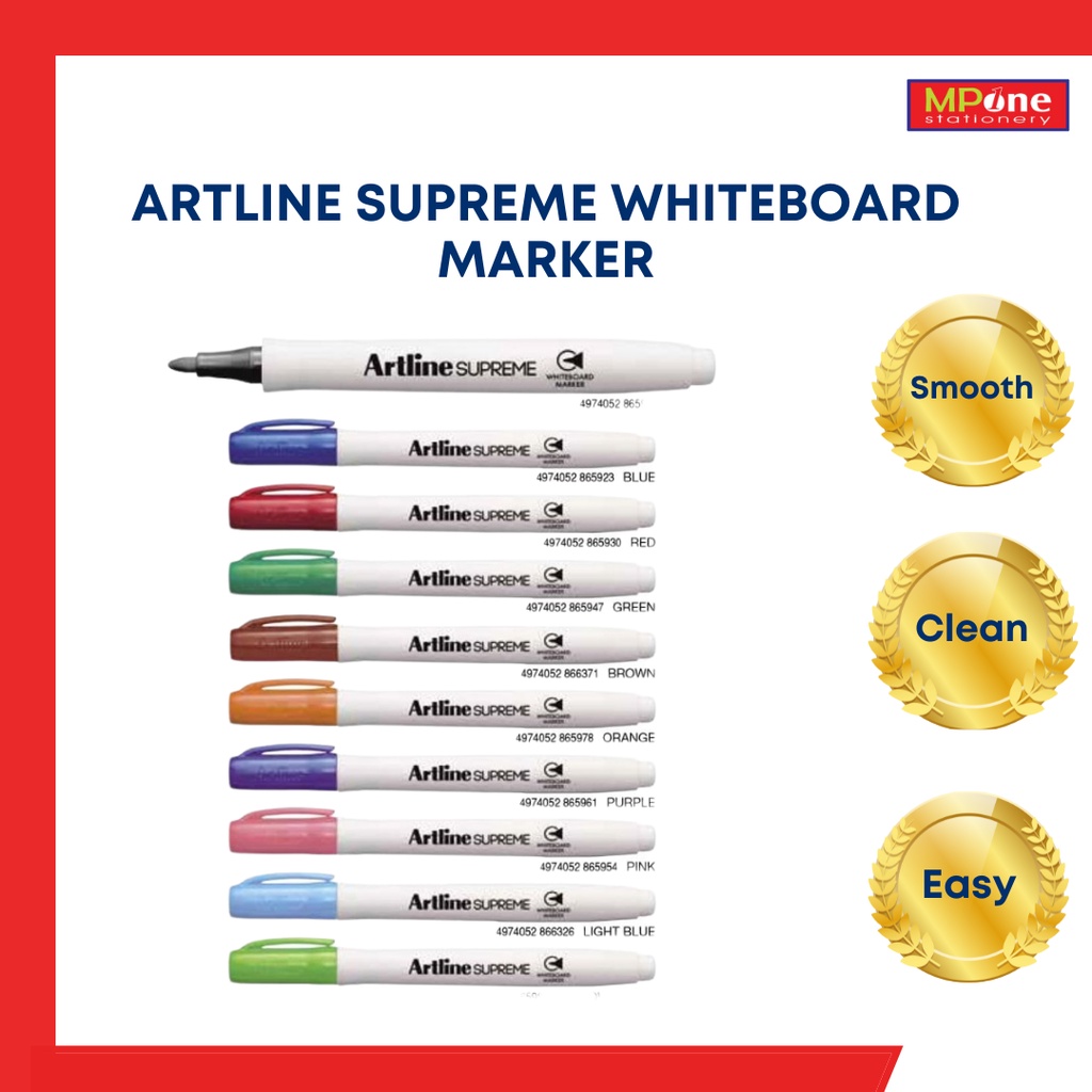 

(1 SHEET) Spidol Papan Tulis / Spidol Artline Supreme / Supreme Whiteboard Artline EPF-507