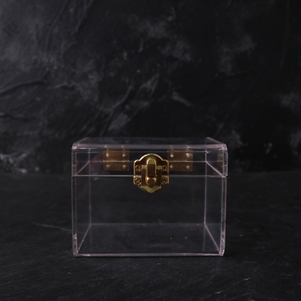 15 x 15 x 7cm | Kotak Akrilik Engsel | Clear Box Acrylic