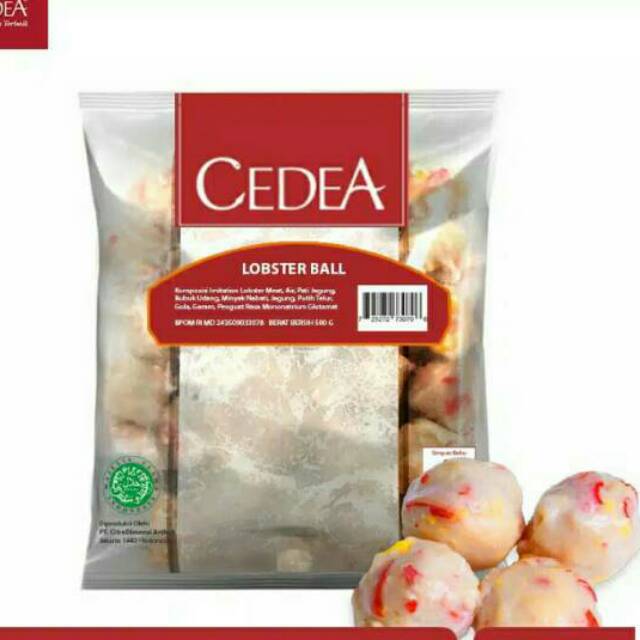 

cedea bola lobster 500gr