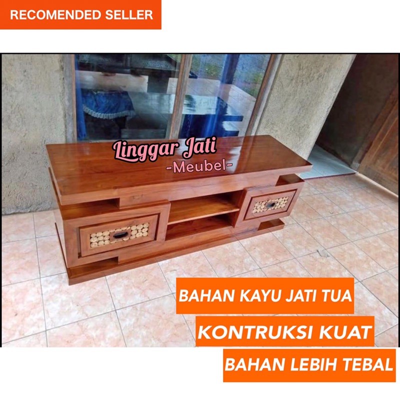 BUFET JATI BUFET KAYU MURAH BUFET KACAMATA BUFET MINIMALIS BUFET MODERN MEJA TV BUFET TV PAJANGAN