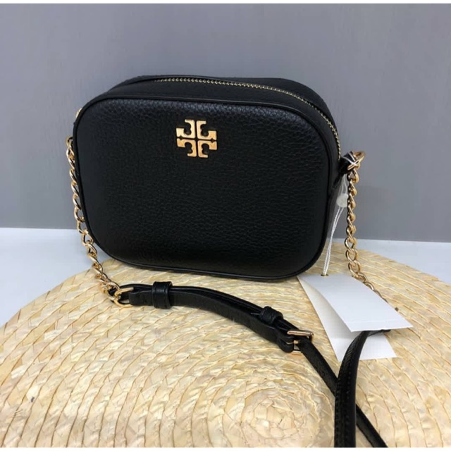 Tory Burch Round Black Camera Bag