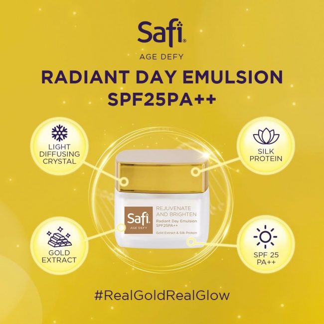 SAFI AGE DEFY RADIANT DAY EMULSION SPF25PA ++ 40GR