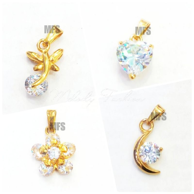 SWAROVSKI LIONTIN PREMIUM MFS ANTIKARAT TITANIUM GOLD DOPHIN BINTANG OVAL KRISTAL ANGSA LUMBA CAPUNG