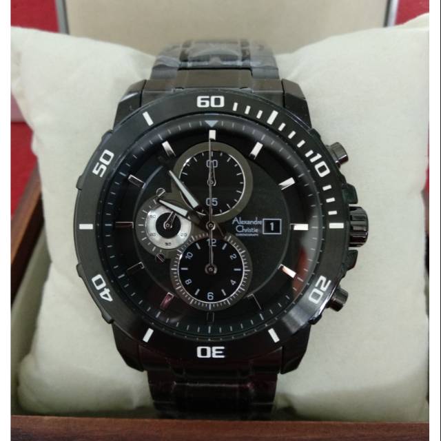 Alexandre Christie AC 6473MC Rantai Hitam Cowok