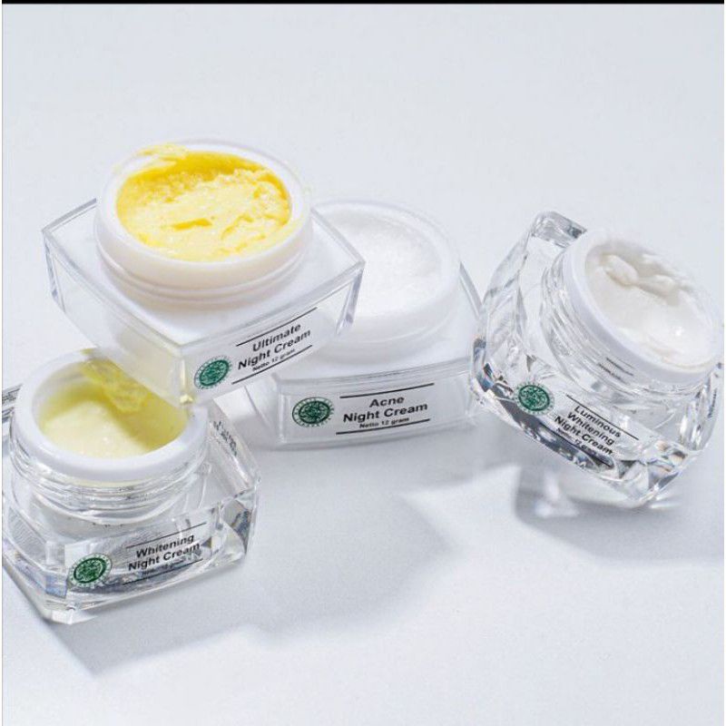 Night cream whitening ms glow