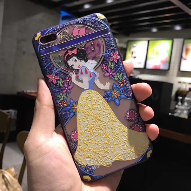 Snow White Hardsoft Case for Iphone 6/6+,7/7+,8/8+