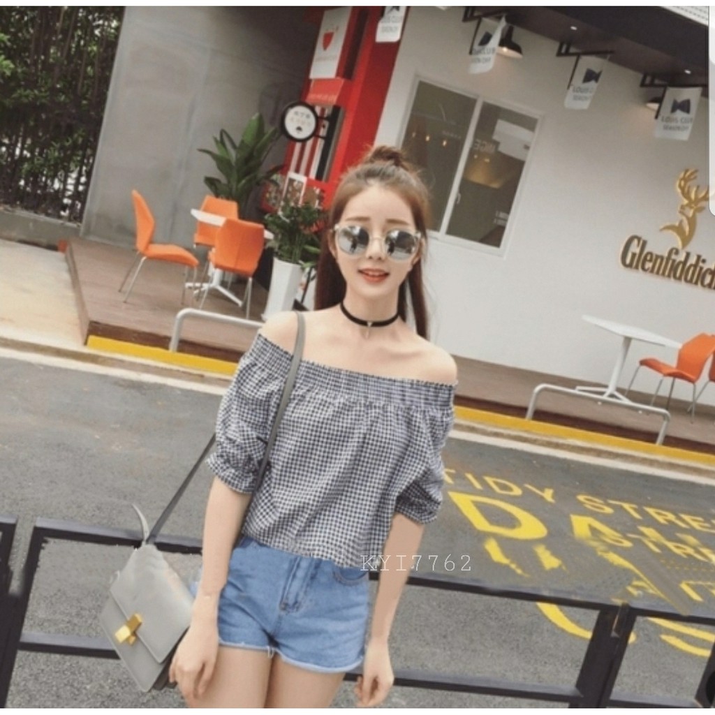 [VLFK] Blouse Kotak / Blouse Bletika / Blouse / Blouse Wanita Terbaru