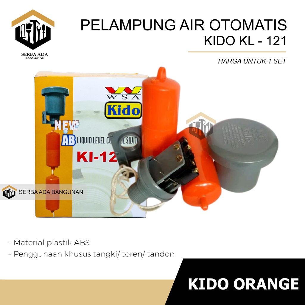 Radar Pelampung plampung KIDO air otomatis untuk tengki murah Taiwan-1 PCS