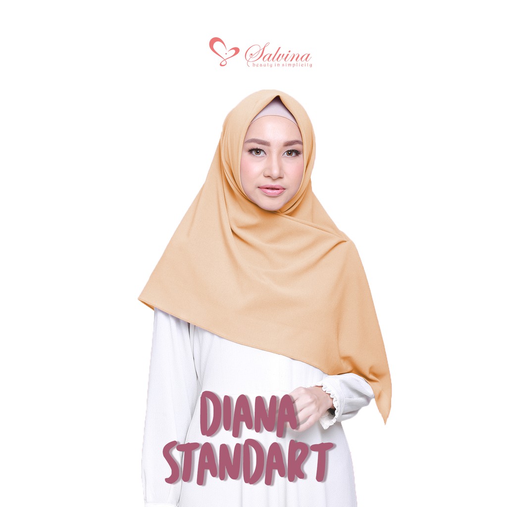  Segi  Empat  Jilbab  Hijab Syari Diamond Crepe 120 x 120 cm 