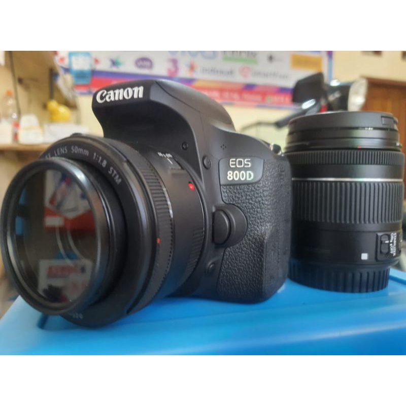 Canon 800d second bonus lensa fix