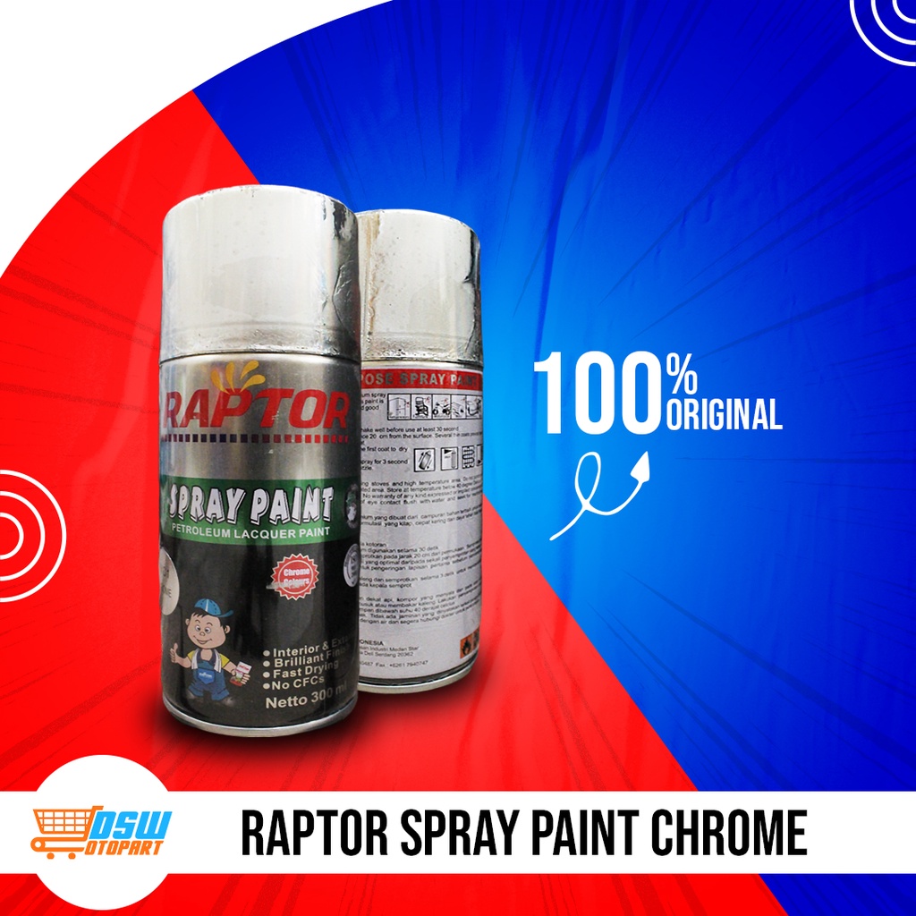 RAPTOR SPRAY PAINT CHROME COLOURS