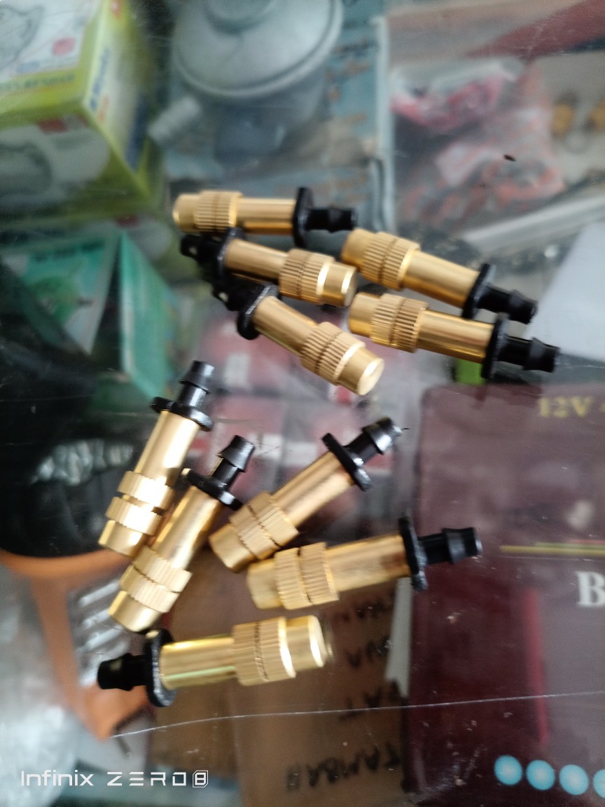 5pcs Nozzle Penyemprot Kuningan 4mm Untuk Taman