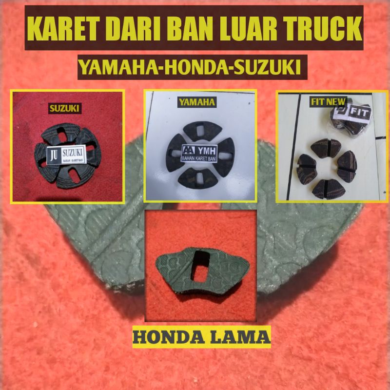 KARET NAPGIR NAP ANGKATAN GEAR  MOTOR DARI BAN BEKAS