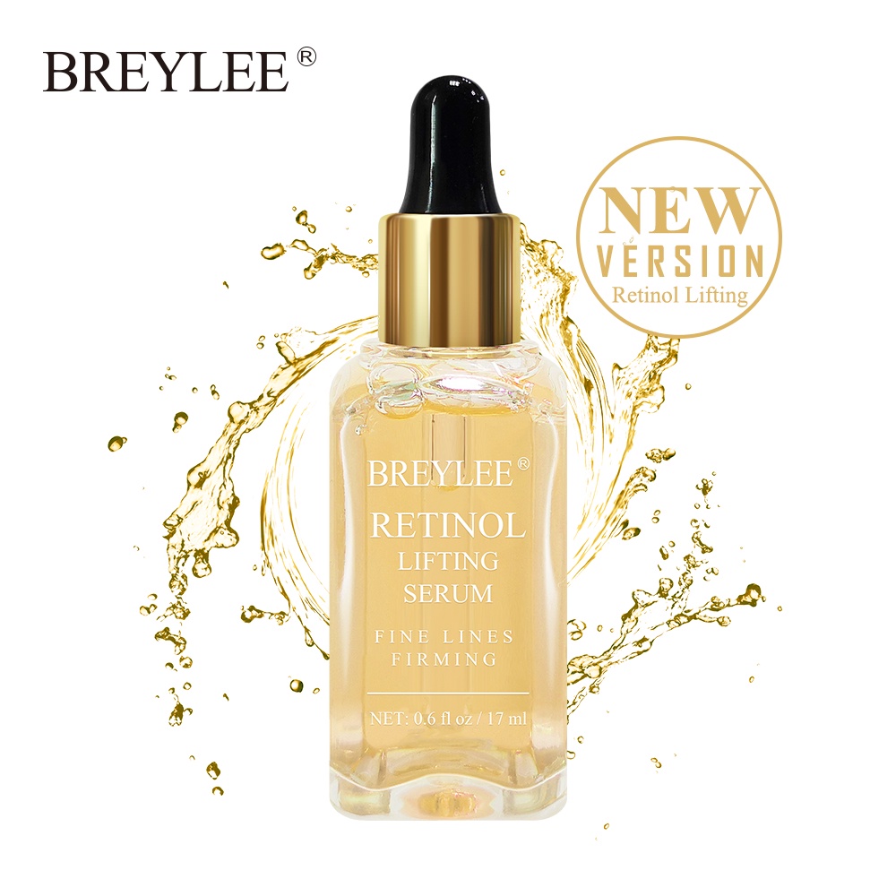 [Ori100%]Breylee Retinol Serum Wajah Repairing Essence Lifting Firming Serum Anti-aging Remove Wrinkle 17ML