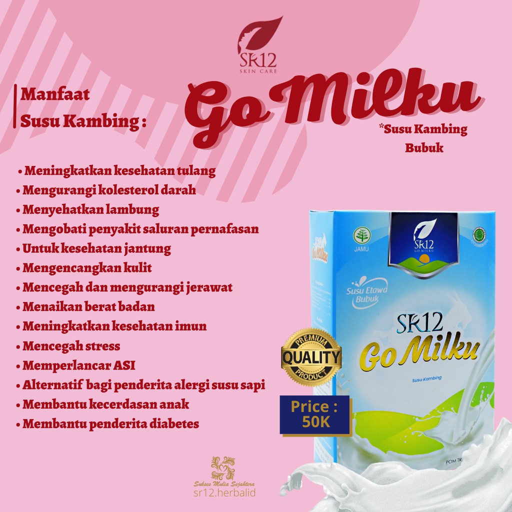 

GOMILKU SR12 SUSU KAMBING ETAWA