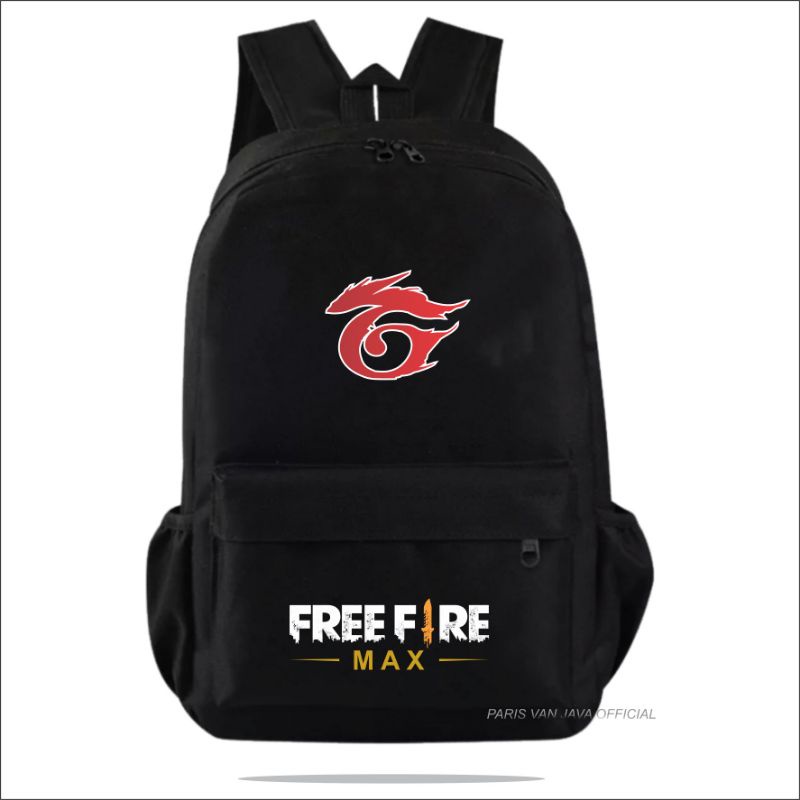 Tas FF anak laki laki Sekolah Backpack Kids Free fire MAX garena Premium PVJ