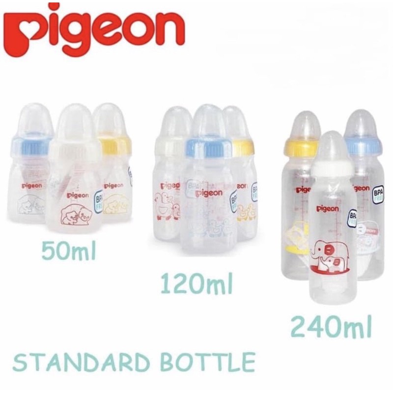 Pigeon botol susu bayi 50 ml | 120 ml | 240 ml