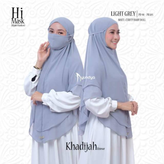 KHIMAR KHADIJAH 1 SET MASKER || AYUNDYA