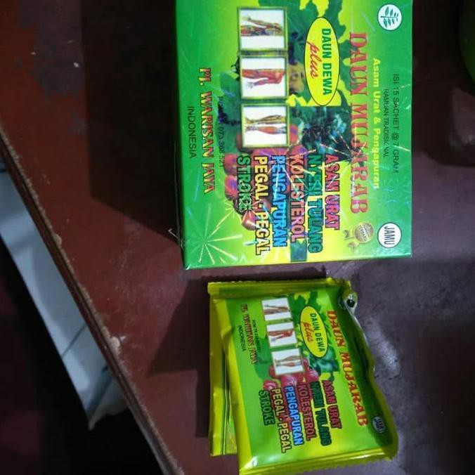 

Jamu DAUN MUJARAB original