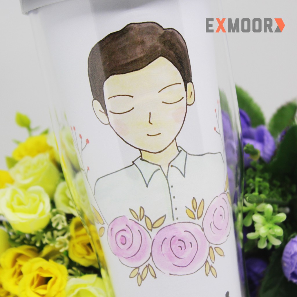 Tumbler Kado Ulang Tahun Doodle Laki-laki