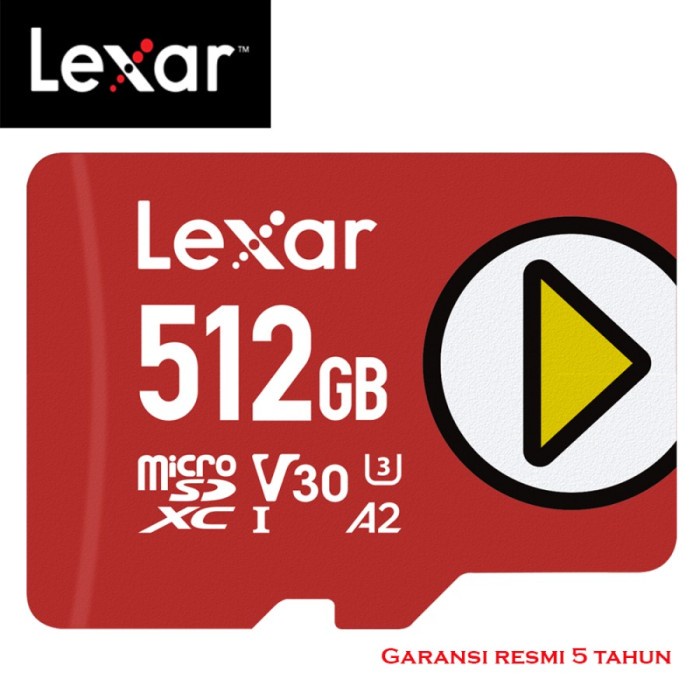 Lexar Play MicroSDXC 150MB/s 128GB 256GB 512GB 1TB Garansi resmi 5 tahun