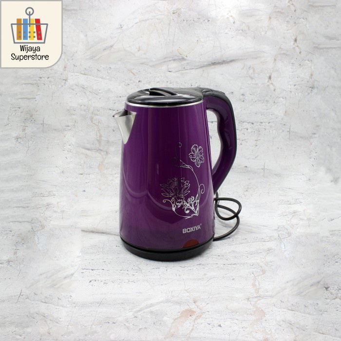 Teko Listrik Teko Listrik Ketel Listrik Pemanas Air BOXIYA Uk. 1.8 s d 2.5 Liter EK 05 PURPLE Pemana