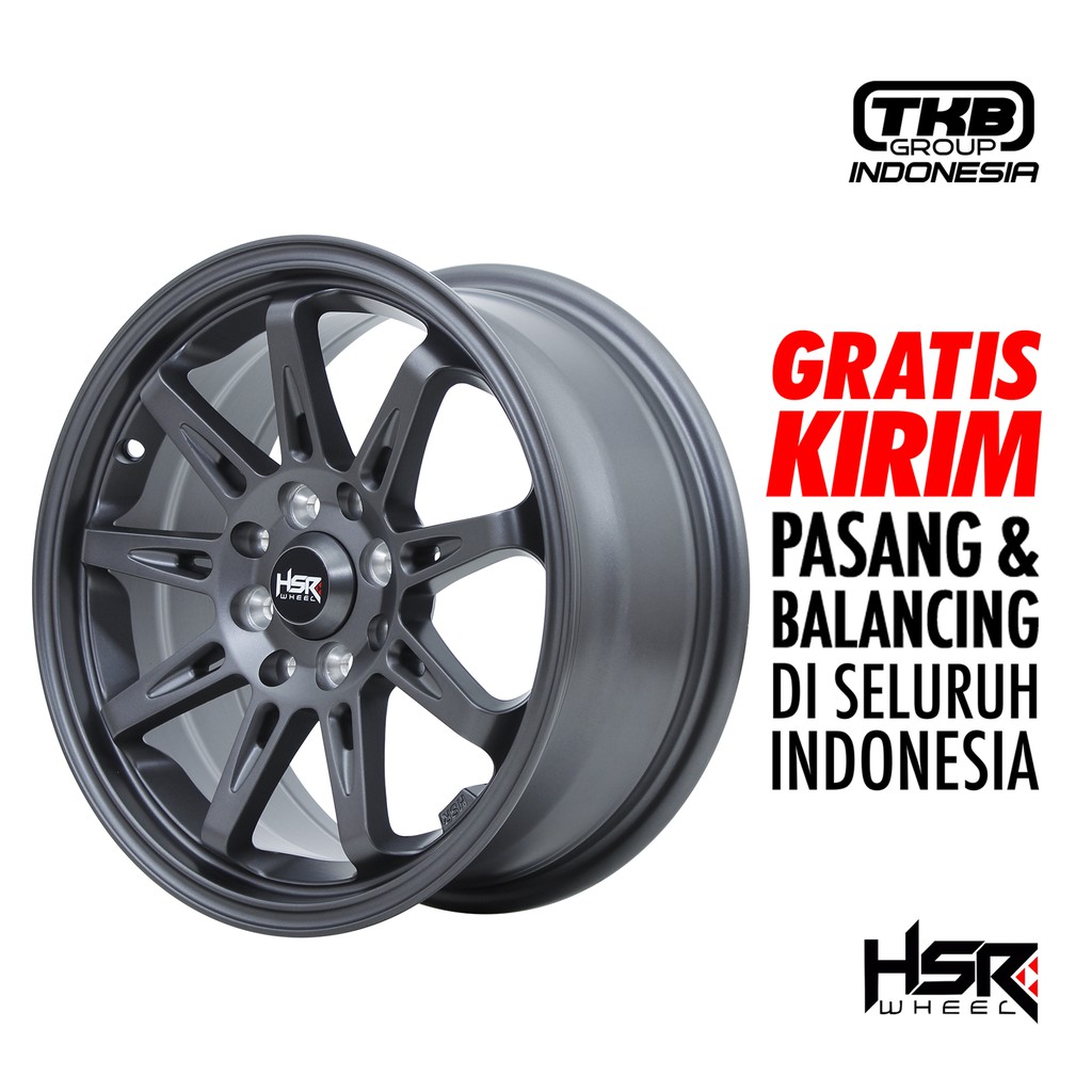 Velg Mobil Ring 15 HSR TIKALA 9004 R15 - PCD H8X100-114,3 ET40 SMG