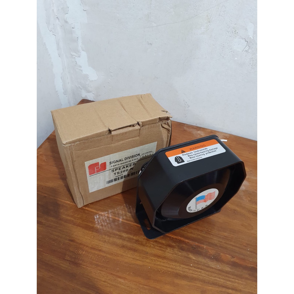 Federal Signal Original Toa Speaker Slim 200w TS200n patwal sirene Toa Sirine Tipis Klakson speaker Toa Polisi 200 watt magnet besar SERINE Horn 200 100 w wat Federal signal spull 66 mm untuk SENKEN LANDUN WHELEN Patwal murni untuk Ambulance Paspamres Res