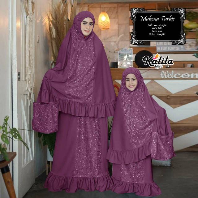 Mukena turkis by kalila hijab