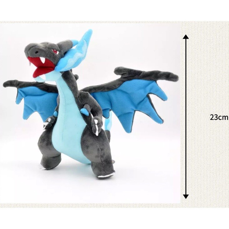 MOMBABY1 Edisi Mega - Boneka Pokemon Pikachu Mega Charizard / Boneka Charizard