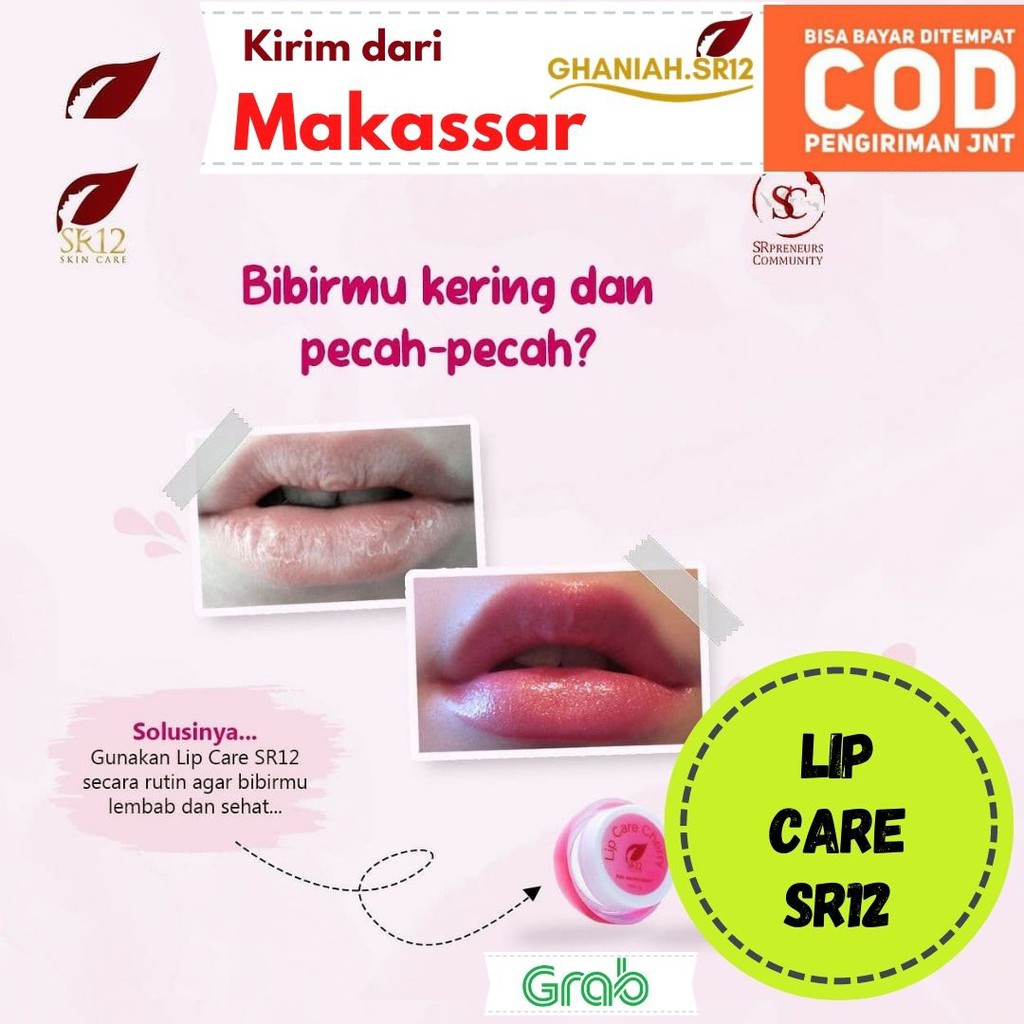 SR12 MAKASSAR,, LIP CARE UNTUK BIBIR HITAM DAN PECAHPECAH