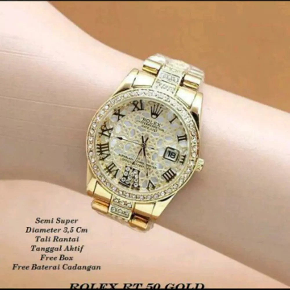 JAM TANGAN WANITA ROLEX PREMIUM