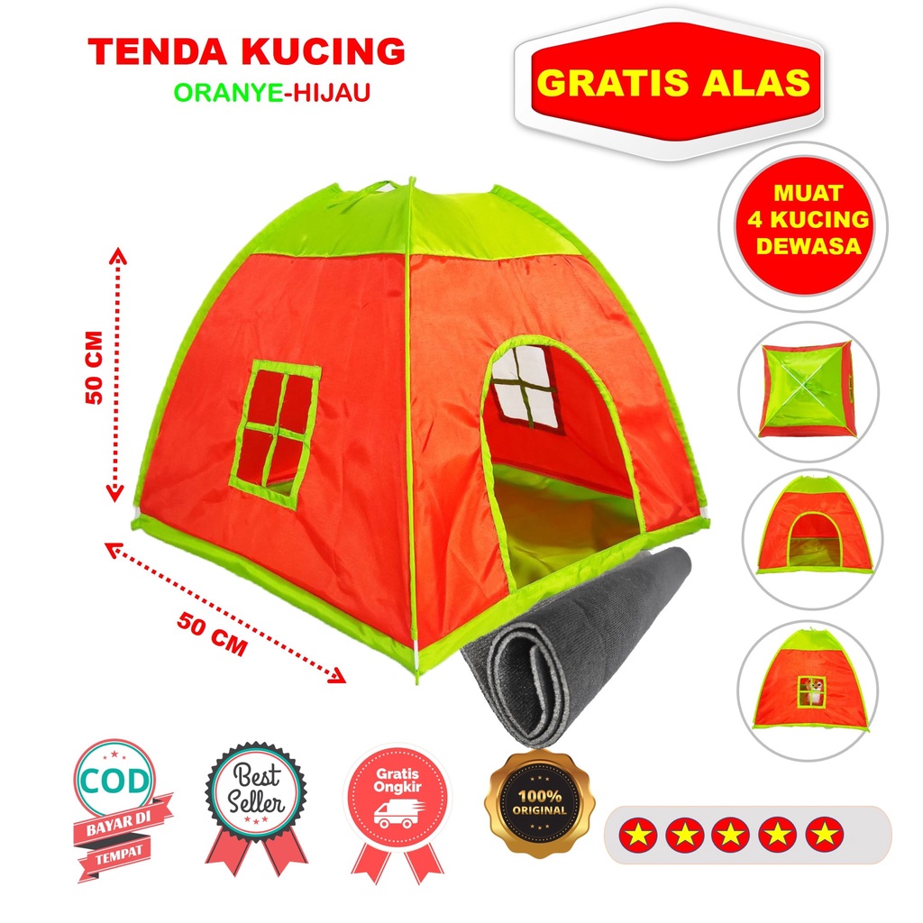 Kasur kucing, tempat tidur kucing/anjing/pet, tenda kucing, kitten, kitty, catlover, petdog, portabl